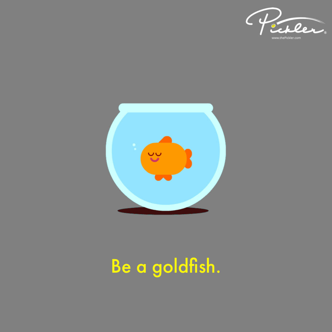 Be a Goldfish | Pickler Pickleball