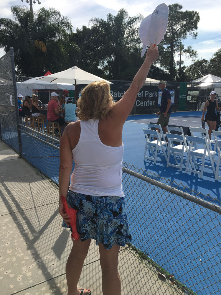 “Crazy Kathy” Is Not Chicken When It Comes to Cheering for Pickleball | Pickler Pickleball