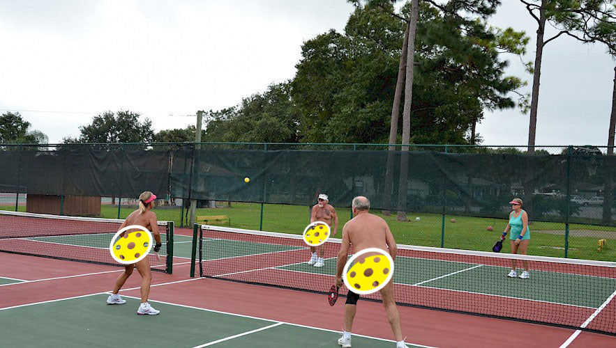 Oh, Say Can You See? Nude Pickleball on the 4th of July | Pickler Pickleball