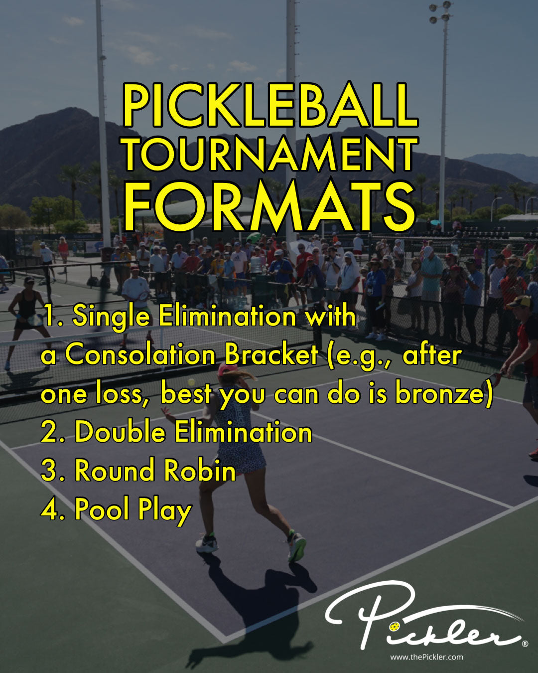 Pickleball Tournament Formats | Pickler Pickleball