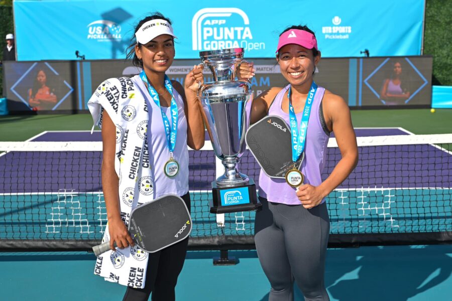 On the Tour - New winners in the new year Milan Rane and Bobbi Oshiro earned the gold medal for the Women’s Pro Doubles at the APP Punta Gorda Open 📸 APP Tour